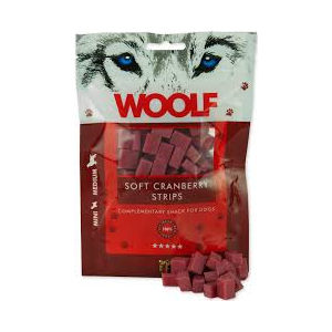 woolf hondensnacks-soft cranberry strips-fleur's pet shop-natuurlijke snacks online bestellen