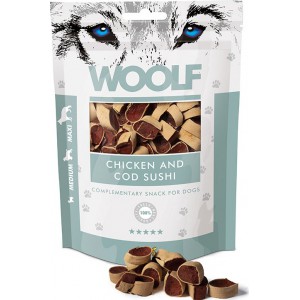 woolf hondensnacks-lchicken&cod sushi-fleur's pet shop-natuurlijke snacks online bestellen