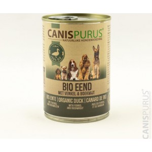 Canis Purus blikvoeding eend 400 gram-fleur's pet shop