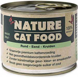Nature Cat Food Rund, Eend...